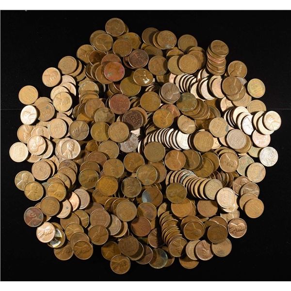 (500) 40'S & 50'S WHEAT CENTS