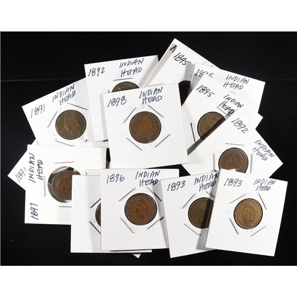 (17) INDIAN CENTS