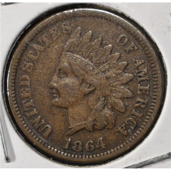 1864 INDIAN CENT XF
