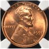 Image 2 : 1955 WHEAT CENT NGC MS66RD
