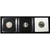 Image 2 : 1944-D MERCURY DIME & 1937-P&D BUFFALO NICKELS
