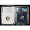 Image 2 : (2) GRADED ROOSEVELT DIMES