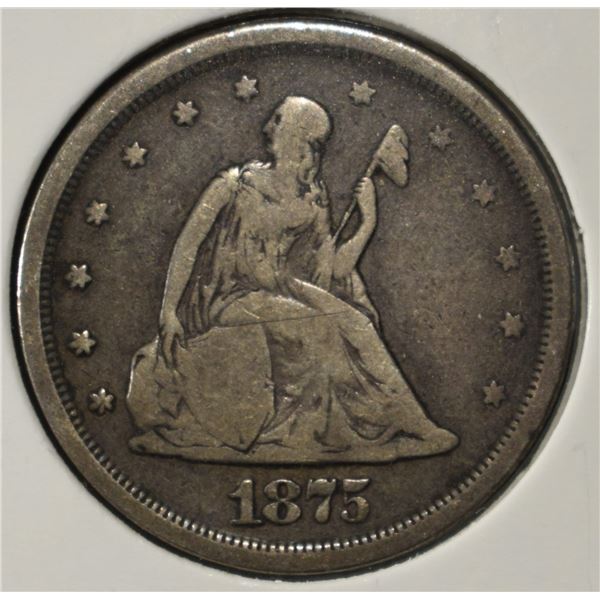 1875-S LIBERTY SEATED TWENTY CENT PIECE