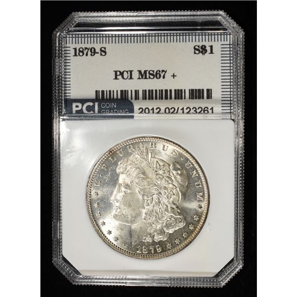 1879-S MORGAN DOLLAR PCI SUPERB GEM BU