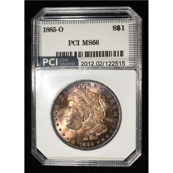 1885-O MORGAN DOLLAR PCI SUPERB GEM BU