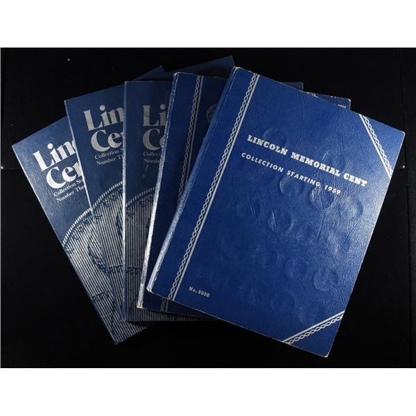 (5) EMPTY LINCOLN CENT COIN FOLDERS