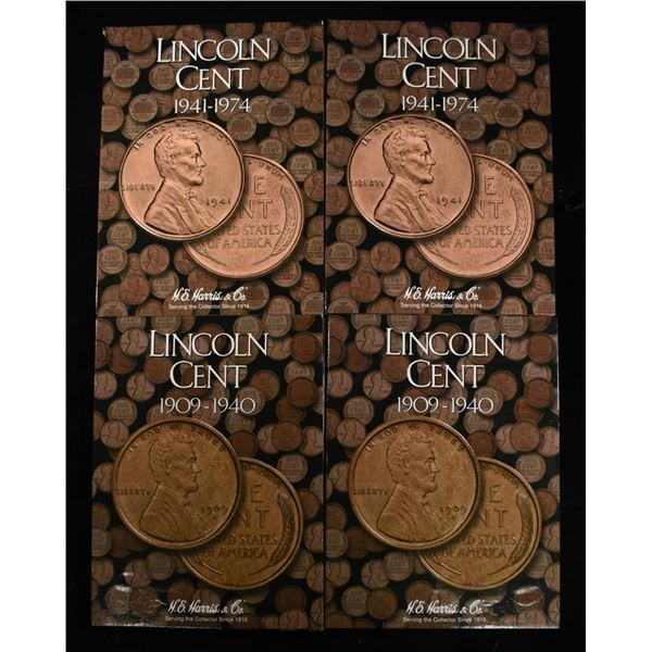 (4) LINCOLN CENT COLLECTIONS