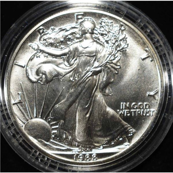 1988 AMERICAN SILVER EAGLE
