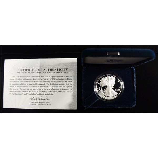 2005-W AMERICAN SILVER EAGLE PROOF