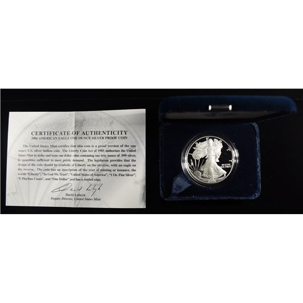 2006-W AMERICAN SILVER EAGLE PROOF