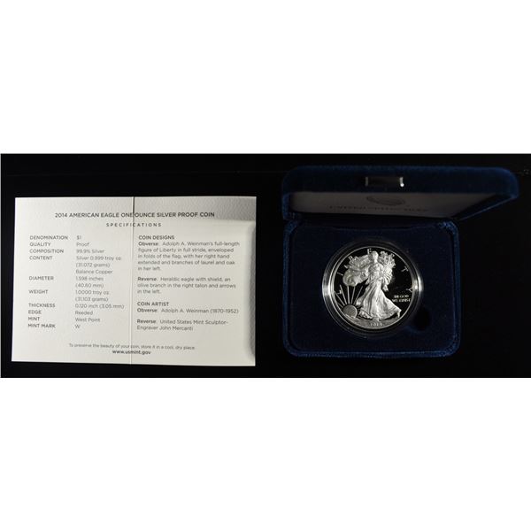2014-W AMERICAN SILVER EAGLE PROOF