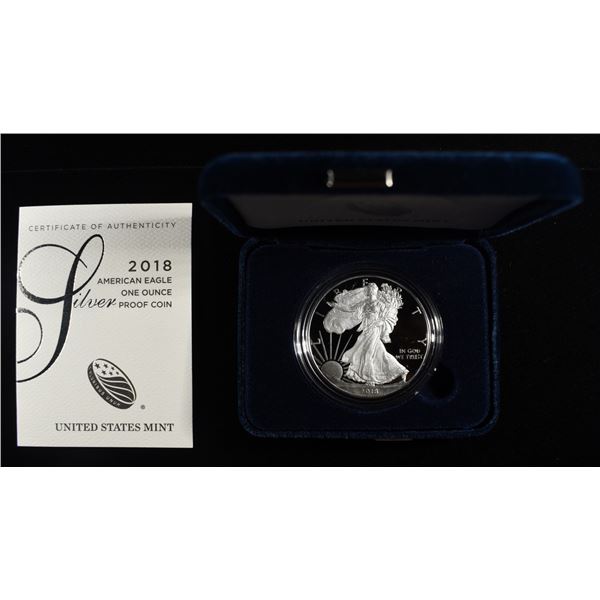 2018-W AMERICAN SILVER EAGLE PROOF