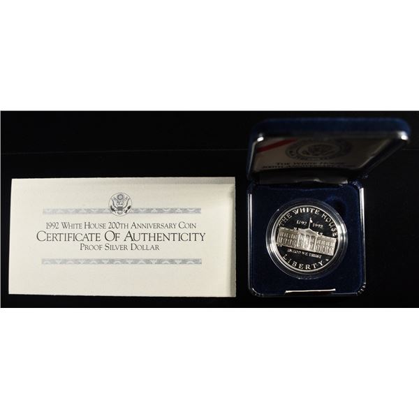 1992 $1 COMMEM THE WHITE HOUSE