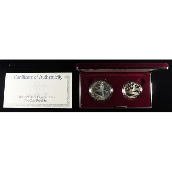 1992 $1 & 50C COMMEM OLYMPIC