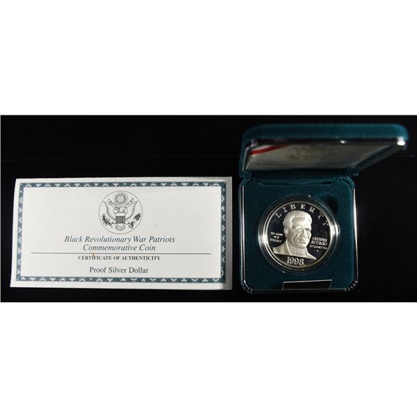 1998-S $1 COMMEM BLACK REVOLUTIONARY WAR PATRIOTS