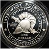 Image 3 : 2002 $1 COMMEM MILITARY ACADEMY BICENTENNIAL