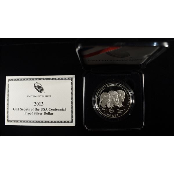 2013 $1 COMMEM GIRL SCOUTS