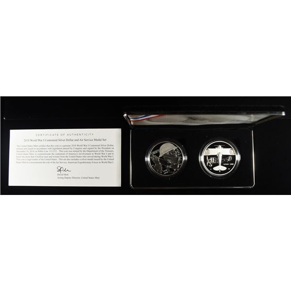 2018 WWI CENTENNIAL & AIR SERVICE COMMEM SET