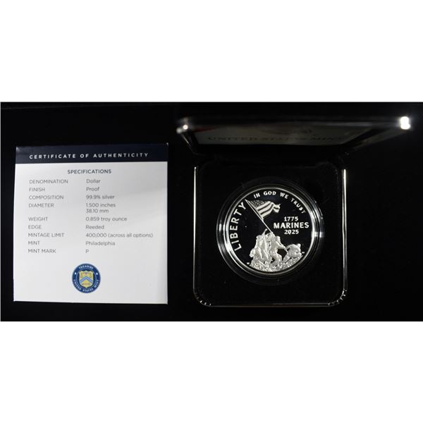 2025 $1 COMMEM MARINE CORPS 250TH ANNIV