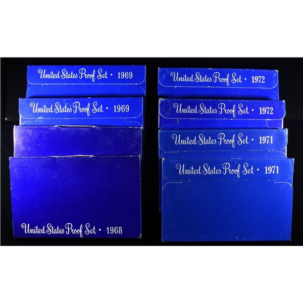 8 UNITED STATES PROOF SETS