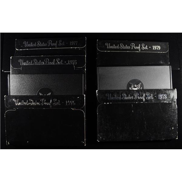 1976, 77, 79 & (2) 1975, 1978 PROOF SETS