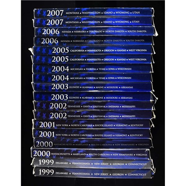 (2) 1999-2007 QUARTER PROOF SETS
