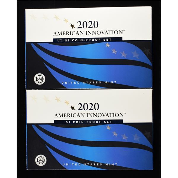 (2) 2020 INNOVATION $1 PROOF SET