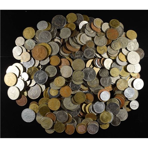 5 LBS FOREIGN COINS
