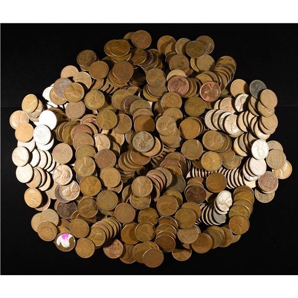 (500) 40'S & 50'S WHEAT CENTS