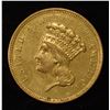 Image 1 : 1854-O $3 PRINCESS GOLD AU
