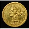 Image 1 : 1844-O $5 LIBERTY GOLD BU OLD CLEANING