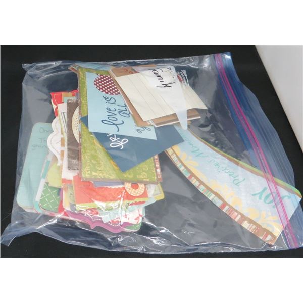 Bag Of New Family Card Crafting Materials