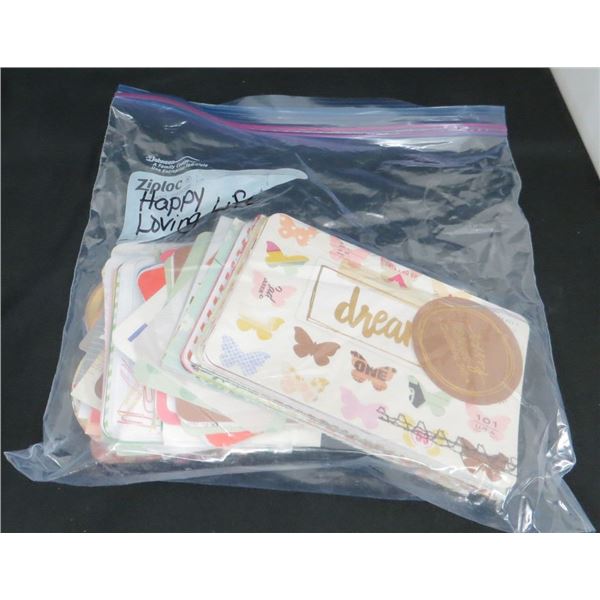 Bag Of New Happy/Loving Life Card Crafting Materials