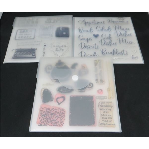 3 Close to my Heart Stamp Sets D1185, D1810, S1808
