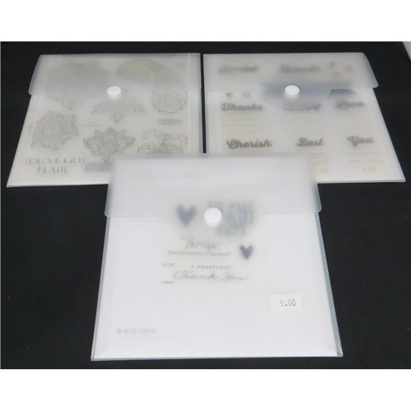 3 Close to my Heart Stamp Sets A1192, D1646, D1351