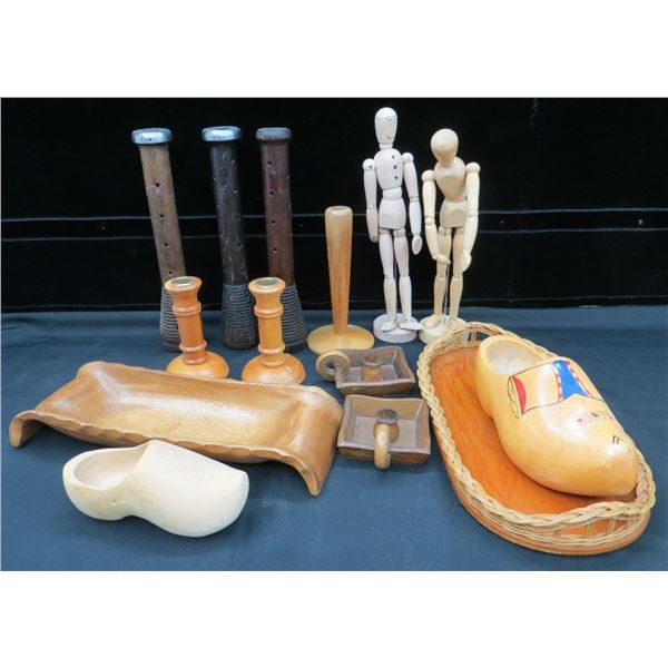 Collection Of Donated Wooden Items