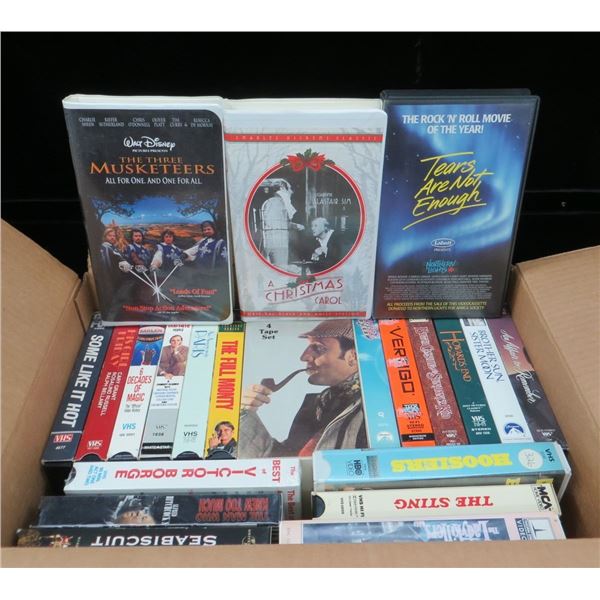 Donated Collection Of Various VHS Movies
