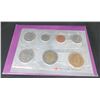 Image 2 : Royal Canadian Mint 2003 UNC 7 Coin Set Plio New Effigy