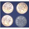 Image 1 : 4x Canadian Pennies 1961