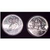 Image 1 : 2 Canadian Quarters 2010 Olympics & 2002 Olympic Women's Hockey