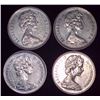 Image 2 : 4x Canadian Nickels 1972