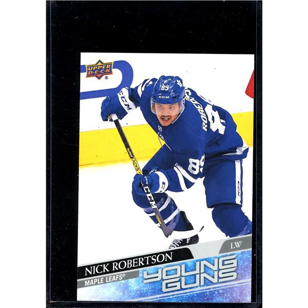 2020-21 Upper Deck Oversized #237 Nick Robertson YG Rookie Card