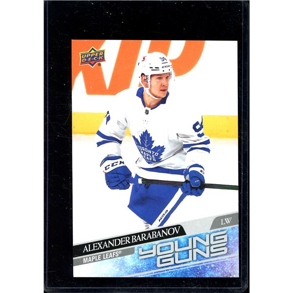 2020-21 Upper Deck Oversized #485 Alexander Barabanov YG