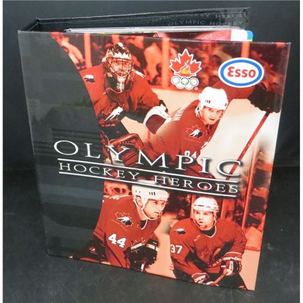 1998 Essop Olympic Hockey Heroes Cards & Binder - Complete Set