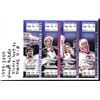 Image 1 : 1999-2000 Edmonton Oilers Stanley Cup Playoff Unused Strip of 4 Connected Tickets