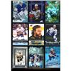 Image 1 : Lot of 9 Various Hockey Inserts or Rookie Cards Various Teams & Players