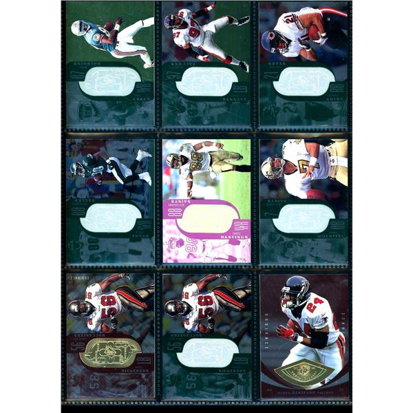 Lot of 9 Various 1998 SPX Football Numbered Cards