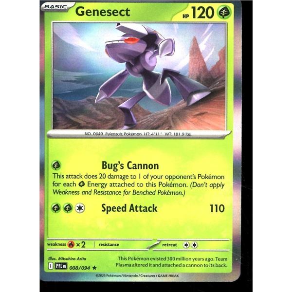 Pokemon Genesect - 008/094 Holo Phantasmal Flames