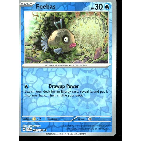 Pokemon Feebas - 035/182 Reverse Holo Paradox Rift