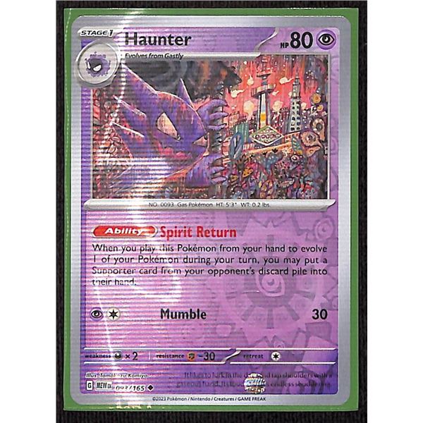 Pokemon Haunter - 093/165 Reverse Holo 151